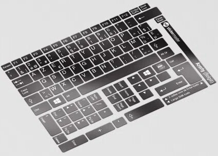 Zaailing rammelaar grijnzend Azerty laptop keyboard layout stickervel - ComputerWinkelSpijkenisse.nl