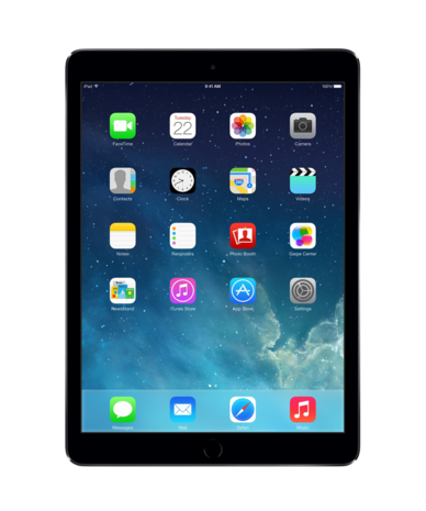 Apple iPad Air Space Grey 16GB Wifi (4G) + Garantie