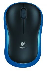 Logitech M185 Wireless Optical mouse blue  [RF 2.4Ghz, 1000 DPI, 3-Button, AA, 10m]