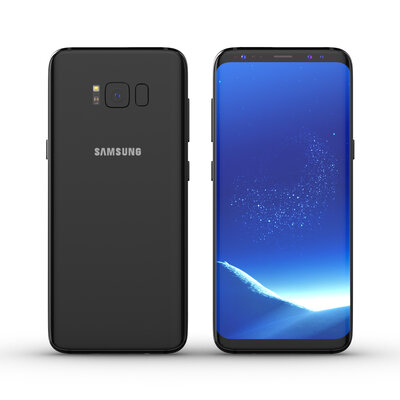 Magazijn opruiming Samsung galaxy S8 plus 6.2" 64GB simlockvrij midnight black (software taal engels) + Garantie