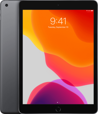 (actie + gratis cadeau) Apple iPad 7 zwart (4-core 2,34Ghz) 32GB 10.2" (2160x1620) WiFi (4G) + garantie