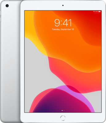 (actie + gratis cadeau) Apple iPad 7 zilver (4-core 2,34Ghz) 32GB 10.2" (2160x1620) WiFi (4G) + garantie