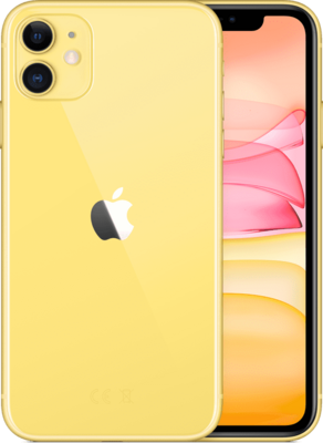 (actie + gratis cadeau) Apple IPhone 11 (6-core 2,65Ghz) 64GB geel 6.1" (1792X828) + garantie