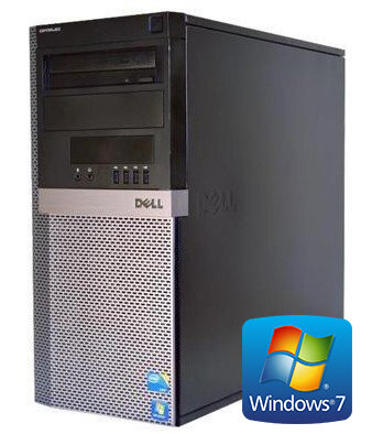 Windows 7 Pro PC Dell OptiPlex 960 MT E8600 (3,33Ghz) 2/4GB hdd/ssd (seriële poort) + garantie