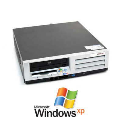 Windows XP PC HP d510 P4 (2,0Ghz) 1/2GB hdd/ssd (Parallel + seriële poort) + garantie