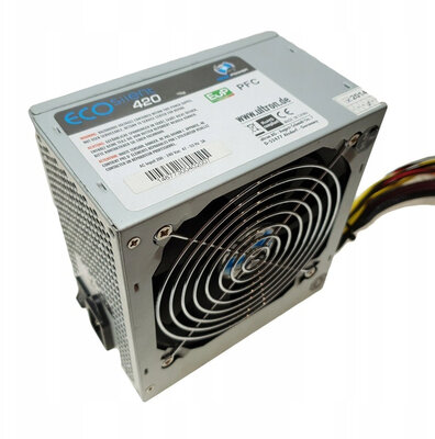 Nezteil pc voeding Realpower 420 watt eco silent Power Supply (intel en AMD)