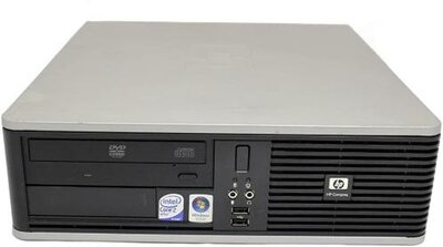 Windows XP PC HP dc7800 SFF (1,66Ghz) 1/2GB hdd/ssd (Parallel + seriële poort) + garantie