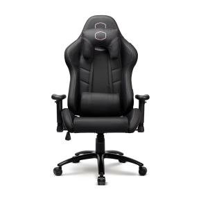 Cooler Master CMI-GCR3-BK CMI-GCR3-PR Caliber R2 gaming chair, black, 2D arm-rest