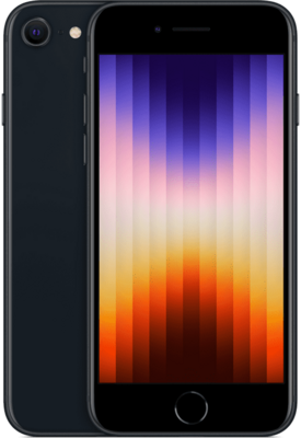 Apple iPhone SE (2022) black 64GB 4.7" (1334x750) (IOS 16+) simlockvrij + garantie