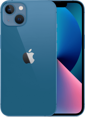 Apple iPhone 13 blauw (6-core 3,23Ghz) 128GB 6,1" (2532x1170) + garantie