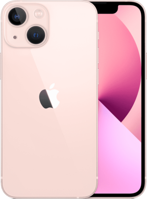 Apple iPhone 13 mini roze (6-core 3,23Ghz) 128GB 5,4" (2340x1080) + garantie